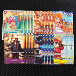 One Piece Card Game McDonald's 2025 Promo Playset 4x Each Luffy Ace Shanks NM - Image 2