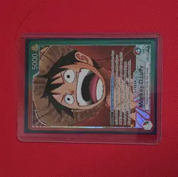Monkey D Luffy (Alternate Art) OP13-001 Leader One Piece Carrying on His Will - Image 3