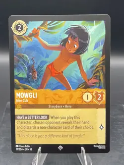 Disney Lorcana-Whispers in the Well-Mowgli-Man Cub-#19-Base -NM - Image 3