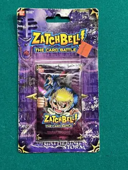 Zatch Bell The Gathering Storm 1st Edition Booster Card Pack 2006 Bandai - Image 1