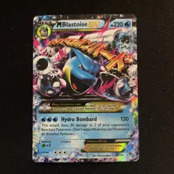 Pokemon Mega Blastoise EX Ultra Rare Holo XY 30/146 220HP English Card - Image 1