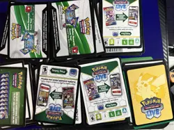 Approx 675 Unused Pokemon Online Unused Code Cards TCG - Image 1
