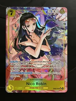 Nico Robin Eb03-055 SR One Piece Card Alt Art Super Rare English Near Mint - Image 1