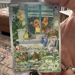 Pokemon Charmander SVP EN 044 Holo Basic Card English 2023 - Image 1