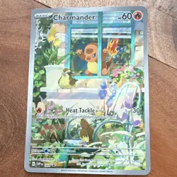 Pokemon Charmander SVP EN 044 Holo Basic Card English 2023 - Image 2