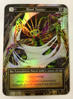 FOIL Exceptional Root Spider - Beta NM Sorcery: Contested Realm - Image 1