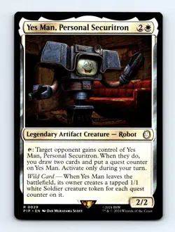 #29 2024 Fallout PIP / Yes Man, Personal Securitron Commander RARE - Image 1