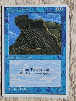 MTG - (x2) Giant Tortoise, 4th Edition. Both in mint or near mint condition. - Image 2