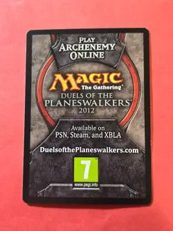 2011 Magic The Gathering Magic 2012 Tokens #3 Zombie, C, NF, Blk, cd1 - Image 2