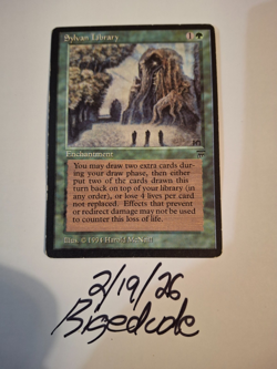 MTG Legends - Sylvan Library - bigedude - Image 1