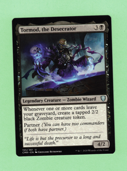 MTG - TORMOD, THE DESECRATOR 155/361 U CMR 2020 - Image 1