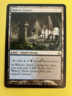 Watery Grave Ravnica: City of Guilds Regular Rare #286 Magic The Gathering MTG - Image 1