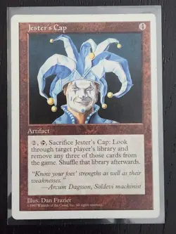 Jester's Cap [Fifth Edition] MTG Core Set Regular NM *Actual Pics - Image 1