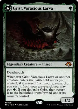 MTG Grist, Voracious Larva (251) | NM | Modern Horizons 3 {MH3} - Image 1