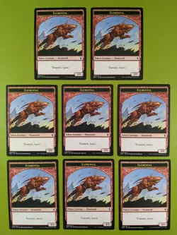 8 Elemental Token Battle for Zendikar Magic the Gathering MTG 8 - Image 1