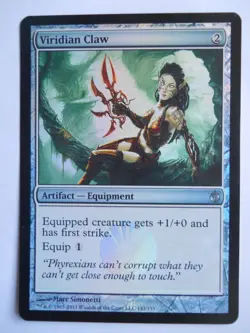 MtG: Viridian Claw (Mirrodin Besieged) Foil - LP - Image 1