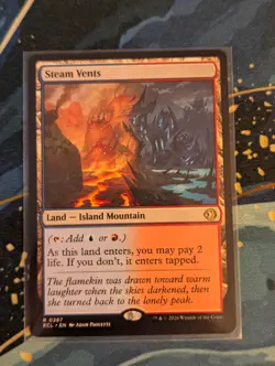 MTG Steam Vents - NM - Lorwyn Eclipsed - Image 1