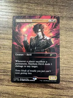 MTG Magic the Gathering 1x Mayhem Devil Secret Lair Prize RCQ Promo NM - Image 1