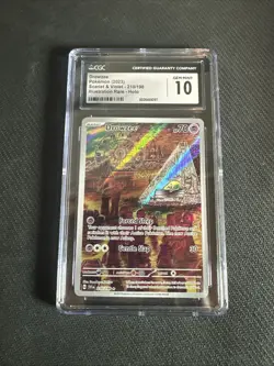 CGC 10 GEM MINT Drowzee 210/198 Illustration Rare Pokemon Scarlet & Violet 2023 - Image 1