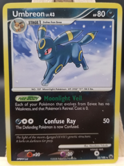 Umbreon 32/100 - Rare Reverse Holo - Majestic Dawn - Damaged (DMG) - Image 3