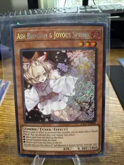 YuGiOh Ash Blossom & Joyous Spring - RA01-EN008 - Secret Rare - 1st Ed -NM/M - Image 1