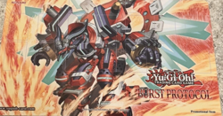 Yugioh - NEW Burst Protocol Premiere Event Playmat Borrelshroud Dragon BPRO - Image 1