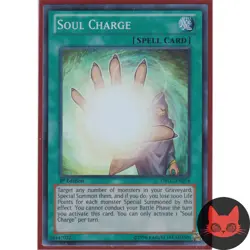 Yugioh Soul Charge DRLG-EN014 Super Rare 1st Edition NM - Image 1