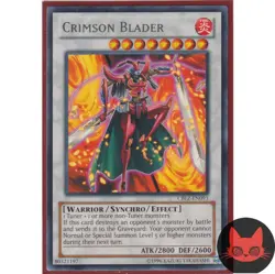 Yugioh Crimson Blader CBLZ-EN093 Rare NM - Image 1