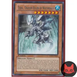 Yugioh Tidal, Dragon Ruler of Waterfalls LTGY-EN039 Rare 1st Edition NM - Image 1
