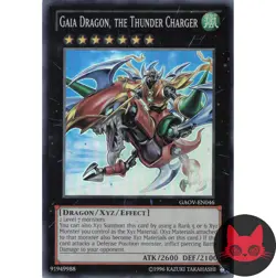 Yugioh Gaia Dragon, the Thunder Charger GAOV-EN046 Super Rare NM - Image 1