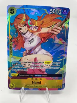 Nami OP08-106 Two Legends Foil Alternate Art Super Rare - Image 1