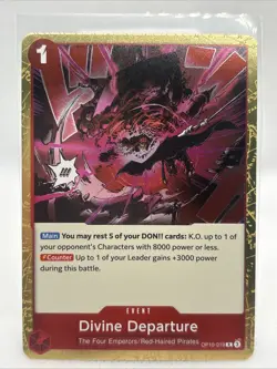 Divine Departure OP10-019 One Piece Royal Blood Rare NM - Image 1