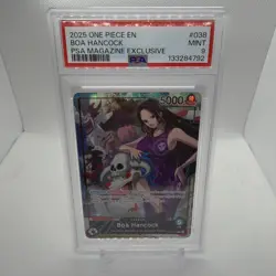 2025 ONE PIECE PROMOS PSA MAGAZINE EXCLUSIVE #038 BOA HANCOCK PSA 9 - Image 1