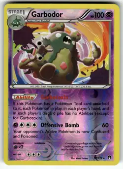 Garbodor 57/122 XY - BREAKpoint LP Pokemon Card TCG - Image 1
