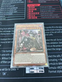 Yu-Gi-Oh Diabellstar the Black Witch Quarter Century Rare Card Alt Art RA04 - Image 1