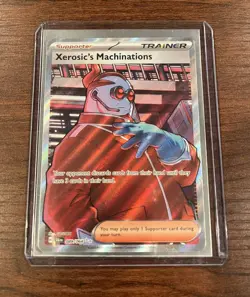 Pokemon TCG Xerosic's Machinations 089/064 Shrouded Fable Trainer Card - Image 4