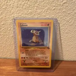 Pokemon Cubone Jungle Set Common 50/64 1999 Wizards 40 HP 10+ Card - Image 1