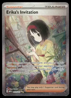 Pokemon Cards Erika's Invitation 203/165 151 Special Illustration Rare NM - Image 1