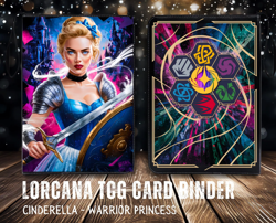 Disney Lorcana LoreBook Cinderella Card Book Portfolio Binder New, Sealed! - Image 1