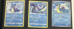 Lapras Lot Of 3 Pokemon Cards All Near Mint - Image 1