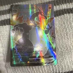 Pokemon Charizard VMAX Shiny Holo Rare Full Art Shining Fates SV107/SV122 Card - Image 1