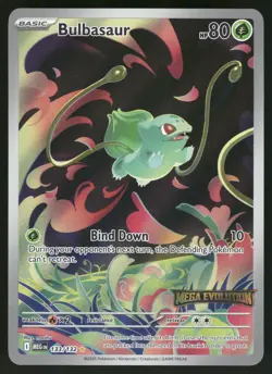 Bulbasaur - (Mega Evolution Stamped) Illustration Rare Miscellaneous Cards & Pr - Image 1