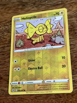 Helioptile Pokemon Card 098/264 Reverse Holo - Image 4