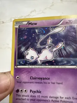 Pokemon Mew TCG Black Star Promos XY192 Holo Promo Card HP - Swirl** - Image 4