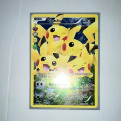 Pokemon Pikachu Full Art Holo Card RC29/RC32 2016 Basic 60 HP - Image 1