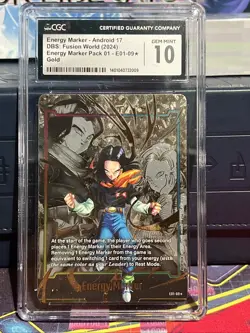Android 17 Energy Marker Gold E01-09* Dragon Ball Super Card Game Fusion World - Image 1
