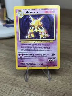 Alakazam - 1/102 - Pokemon Base Set Unlimited Holo Rare Card WOTC - Image 5