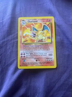 2002 Charizard Legendary Collection Non-Holo Pokemon Card 3/110 - Image 1