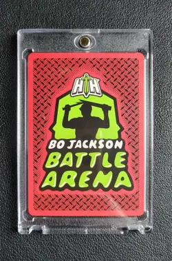 Bo Jackson Battle Arena HEX First Edition Macho Card Super Rare! - Image 2