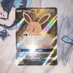 Pokemon Eevee GX SM233 Promo Holo 160 HP Ascension DNA Basic Card English - Image 1